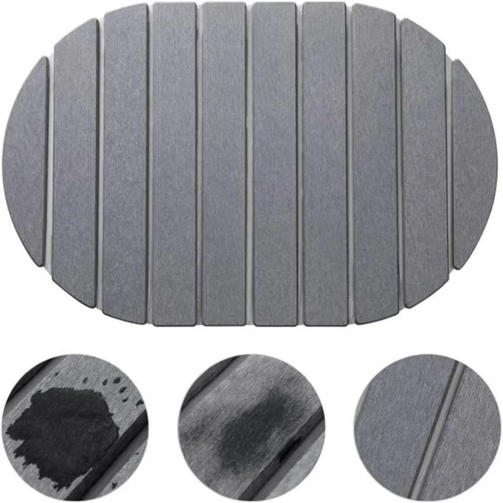 Stone Bath Mat Diatomaceous Earth Foldable Anti Skid Quick Dry Floor Mat